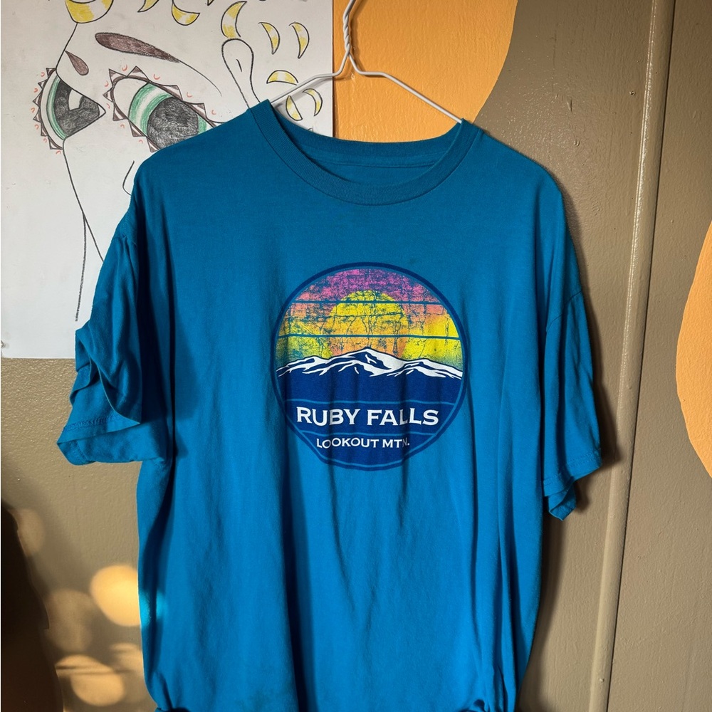 Blue Ruby Falls Graphic T-Shirt
